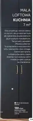 Castorama Drzwi do korpusu Atomia czarne wym. 187,5x37,5cm oferta