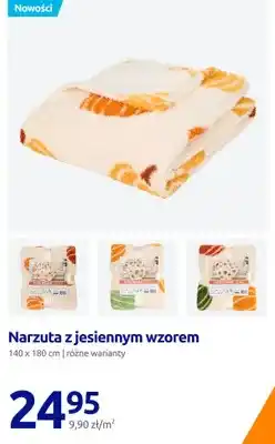 Action Narzuta z jesiennym wzorem 140x180 cm oferta