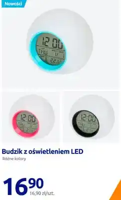 Action Budzik z oświetleniem LED oferta