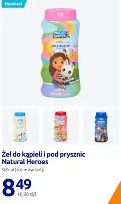 Action Żel do kąpieli i pod prysznic Natural Heroes oferta