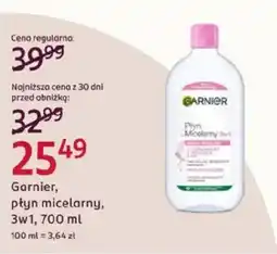 Rossmann Garnier, płyn micelarny, 3w1 oferta