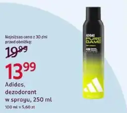 Rossmann Adidas, dezodorant w sprayu oferta