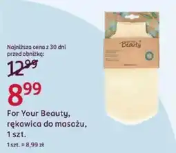 Rossmann For Your Beauty, rękawica do masażu oferta