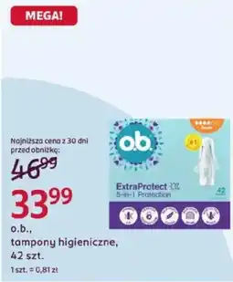 Rossmann o.b., tampony higieniczne oferta