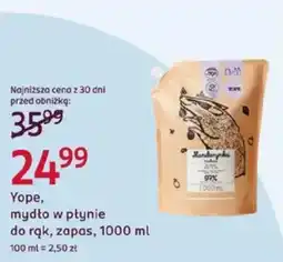 Rossmann Yope, mydło w płynie do rąk, zapas oferta