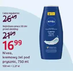 Rossmann Nivea, kremowy żel pod prysznic oferta