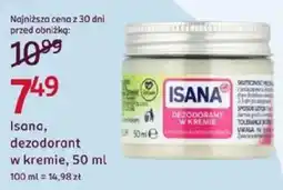 Rossmann Isana, dezodorant w kremie oferta