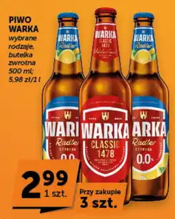 Groszek Piwo Warka oferta