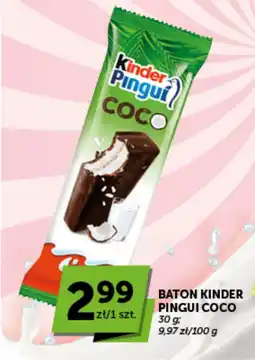 Groszek Baton Kinder Pingu Coco oferta