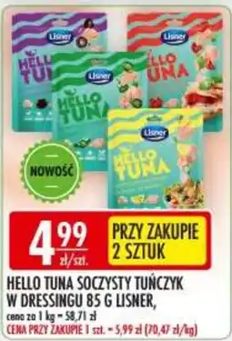 Sklepy Doroty Hello Tuna Soczysty Tuńczyk w Dressingu 85 g Lisner oferta