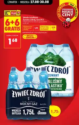 Biedronka Woda źródlana ŻYWIEC ZDRÓJ oferta