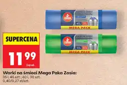 Biedronka Worki na śmieci Mega Paka Zosia oferta