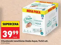 Biedronka Chusteczki nawilżane Dada Aqua oferta