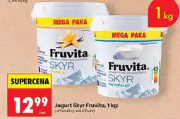 Biedronka Jogurt Skyr Fruvita oferta