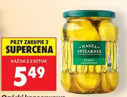 Biedronka Ogórki konserwowe oferta