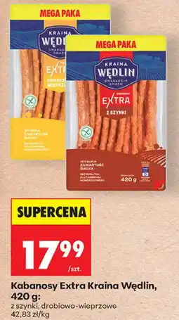 Biedronka Kabanosy Extra Kraina Wędlin oferta