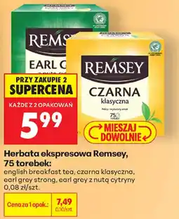 Biedronka Herbata ekspressowa Remsey oferta
