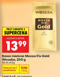 Biedronka Kawa mielona Mocca Fix Gold Woseba oferta