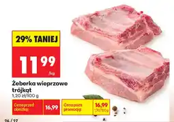 Biedronka Żeberka wieprzowe trójkąt oferta