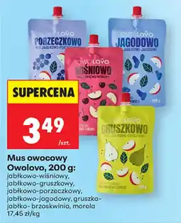 Biedronka Mus owocowy Owolovo oferta