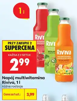 Biedronka Napój multiwitamina Riviva oferta