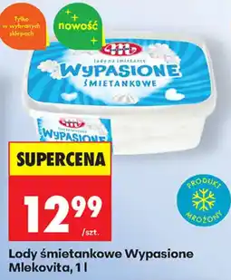 Biedronka Lody śmietankowe Wypasione Mlekovita oferta