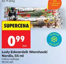 Biedronka Lody Edwardzik Warchocki Nordis oferta