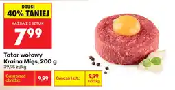 Biedronka Tatar wołowy Kraina Mięs oferta