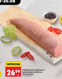 Biedronka Polędwiczka wieprzowa pakowana próżniowo Kraina Mięs oferta