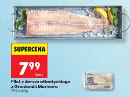 Biedronka Filet z dorsza atlantyckiego z Grenlandii Marinero oferta