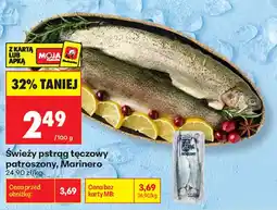 Biedronka Świeży pstrąg tęczowy patroszony, Marinero oferta
