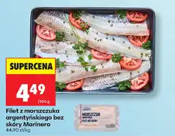 Biedronka Filet z morszczuka argentyńskiego bez skóry Marinero oferta
