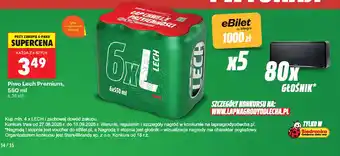 Biedronka Piwo Lech Premium oferta