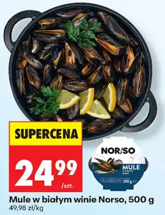 Biedronka Mule w białym winie Norso oferta