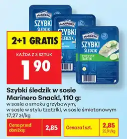 Biedronka Szybki śledzik w sosie Marinero Snack! oferta