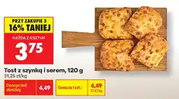 Biedronka Tost z szynką i serem oferta