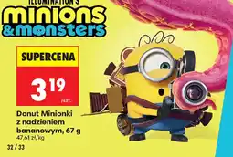 Biedronka Donut Minionki z nadzieniem bananowym oferta