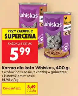 Biedronka Karma dla kota Whiskas oferta