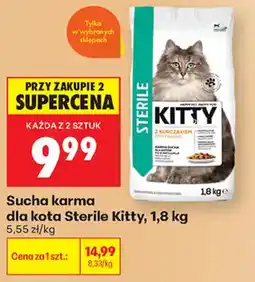 Biedronka Sucha karma dla kota Sterile Kitty oferta