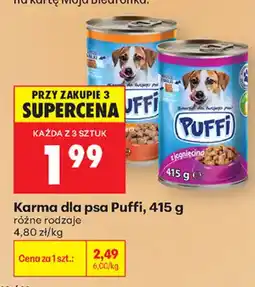 Biedronka Karma dla psa Puffi oferta