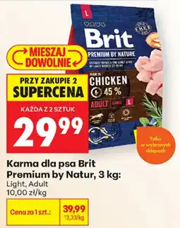 Biedronka Karma dla psa Brit Premium by Natur oferta