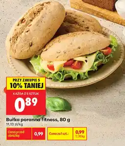 Biedronka Bułka poranna fitness oferta
