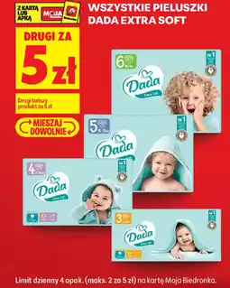 Biedronka Pieluszki Dada Extra Soft oferta