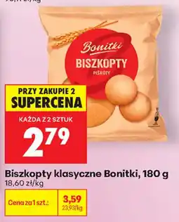 Biedronka Biszkopy klasyczne Bonitki oferta