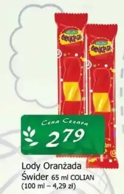 Cezar Delikatesy Lody Oranżada Świder oferta