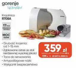 Max Elektro Krajalnica Gorenje R708A oferta