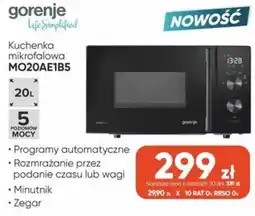 Max Elektro Kuchenka mikrofalowa MO20AE1B5 oferta