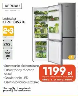 Max Elektro Lodówka KERNAU KFRC 18153 IX oferta