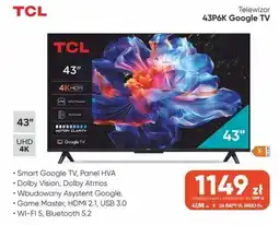 Max Elektro Telewizor 43P6K Google TV oferta