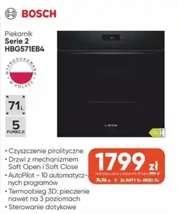 Max Elektro Piekarnik Serie 2 HBG571EB4 oferta